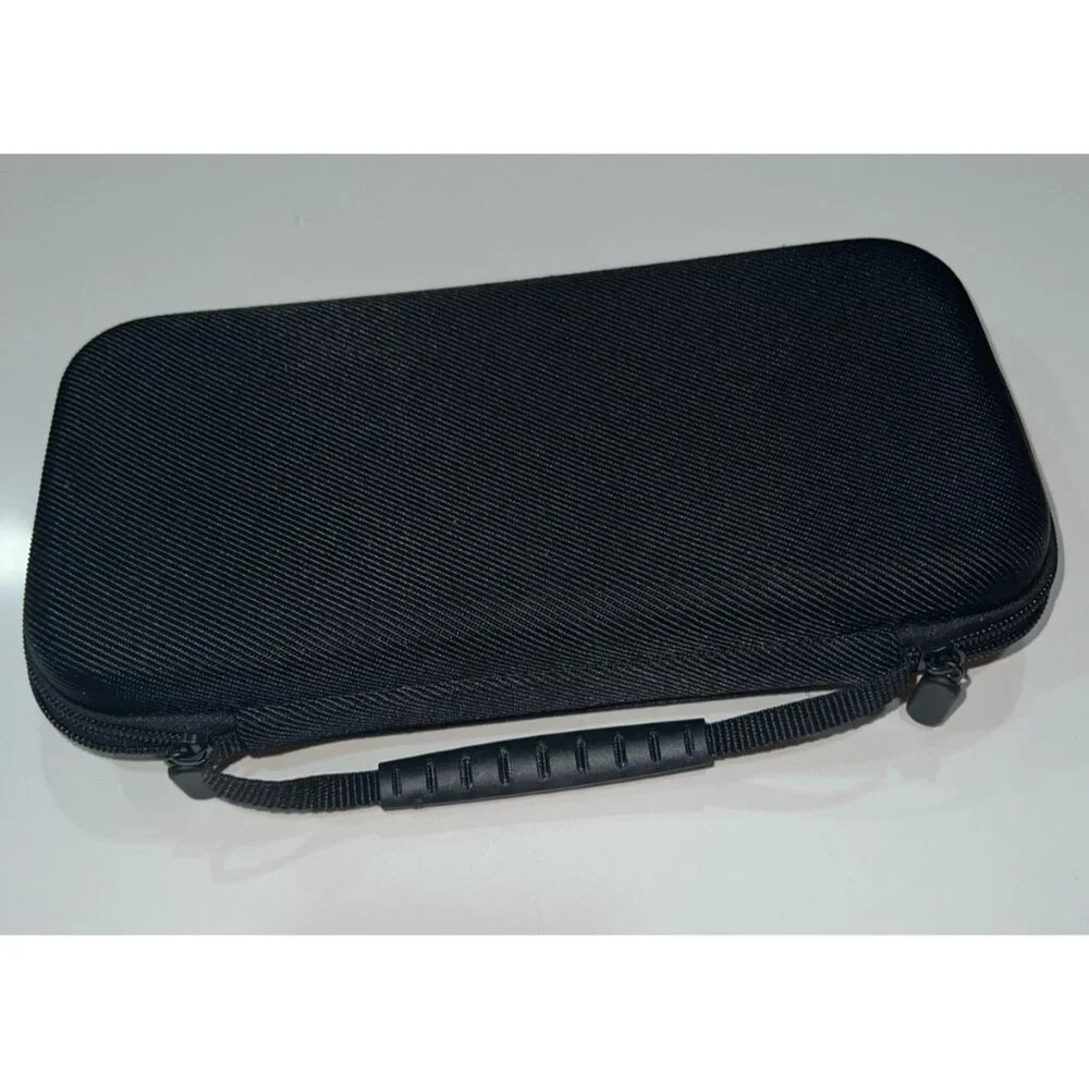 Black hard shell carrying case for SWITCH 2